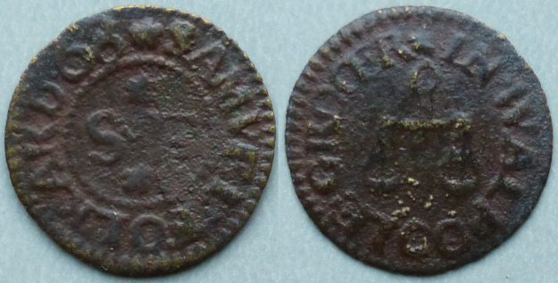 Walpole, Samuel Folkard 1668 farthing